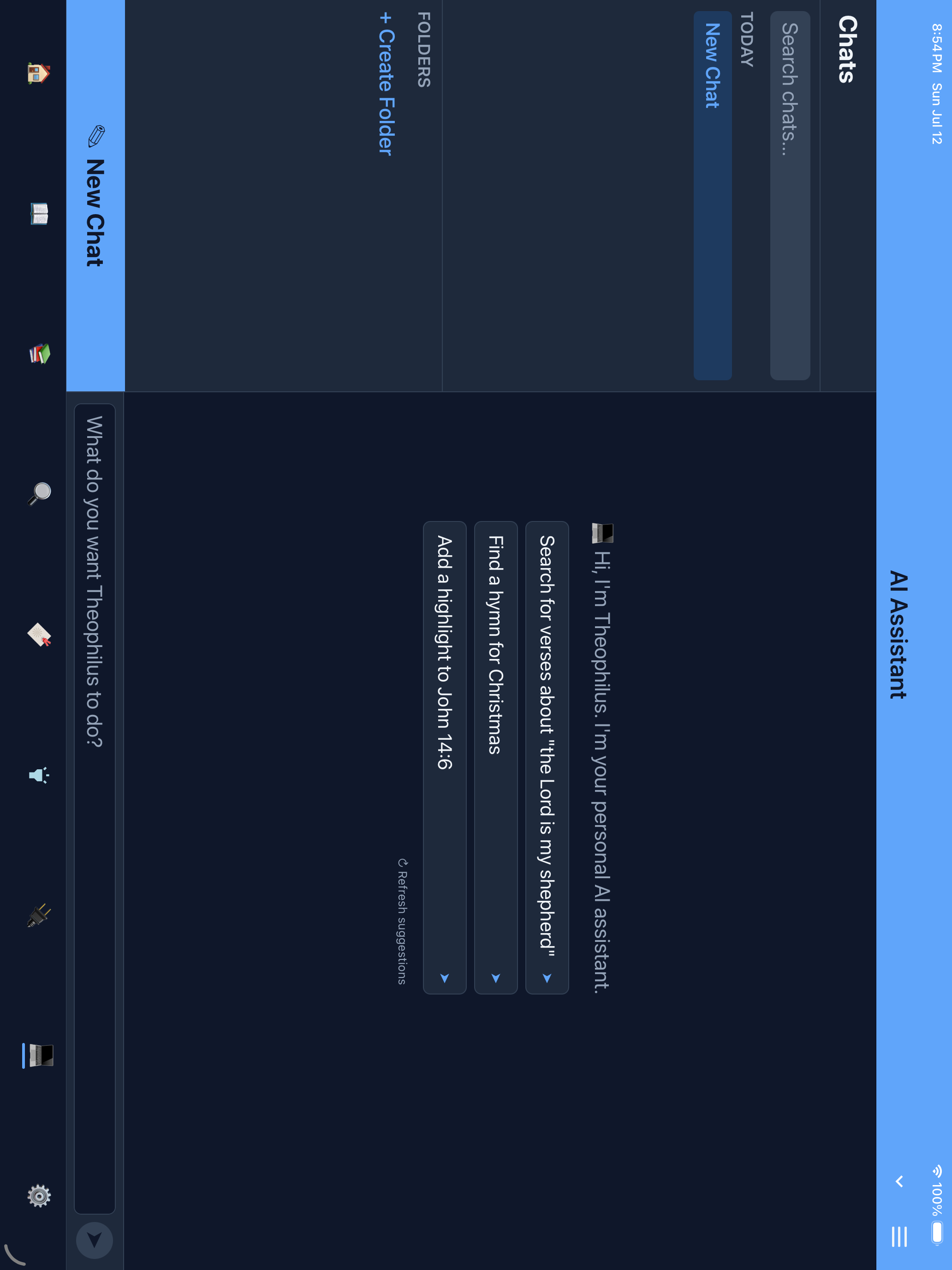 AI assistant on iPad