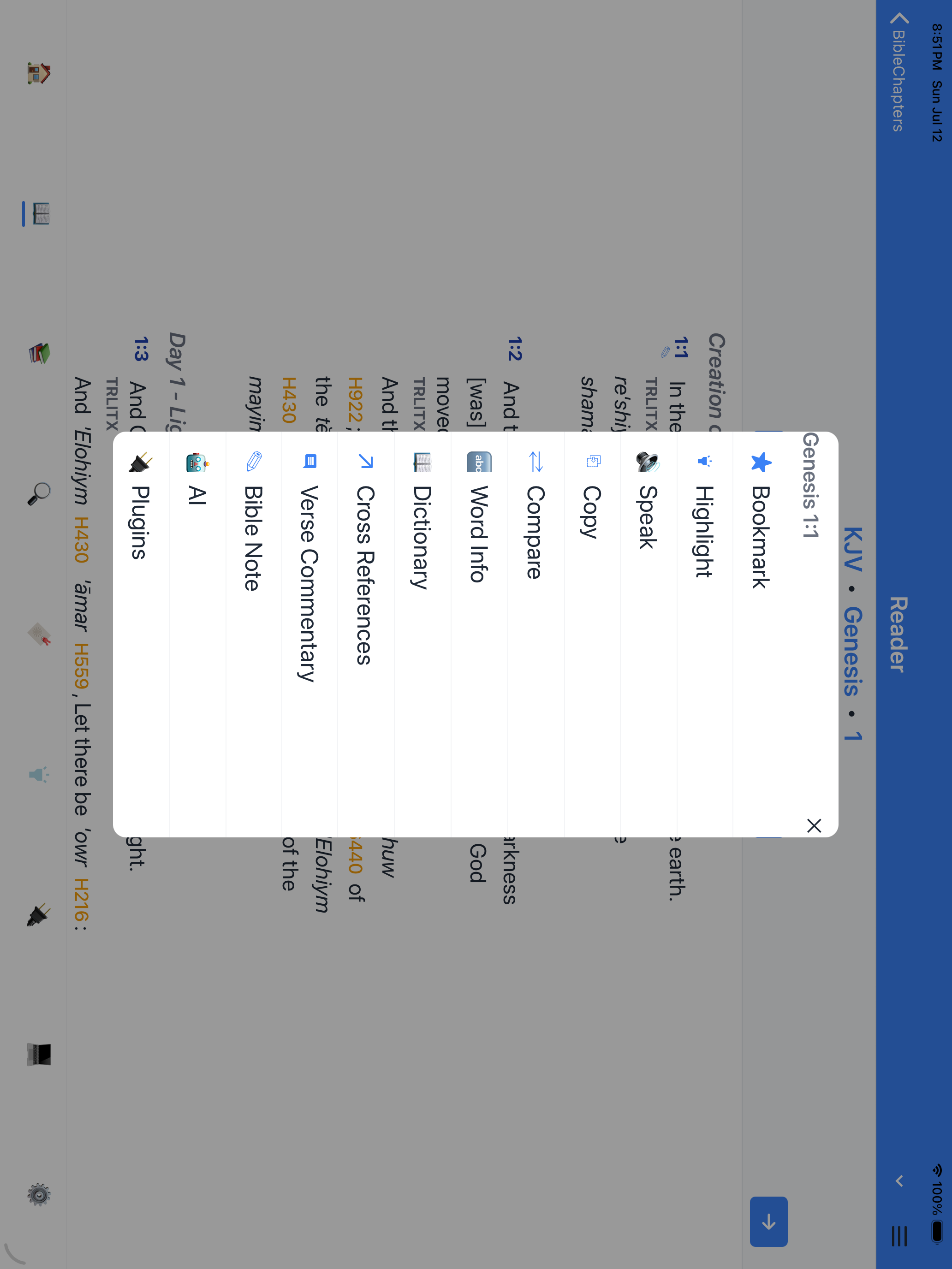 Study reader on iPad
