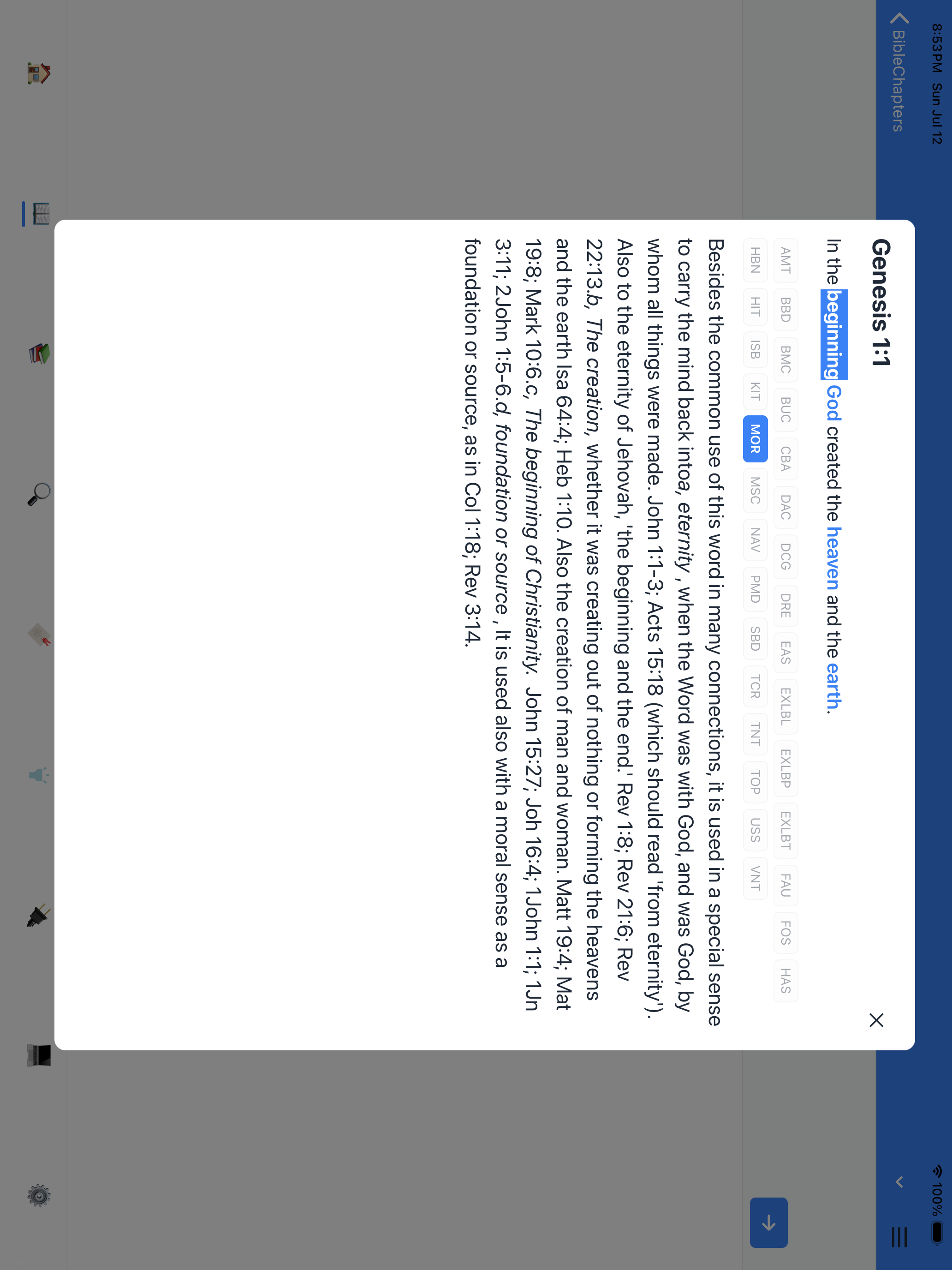 Dictionary on iPad